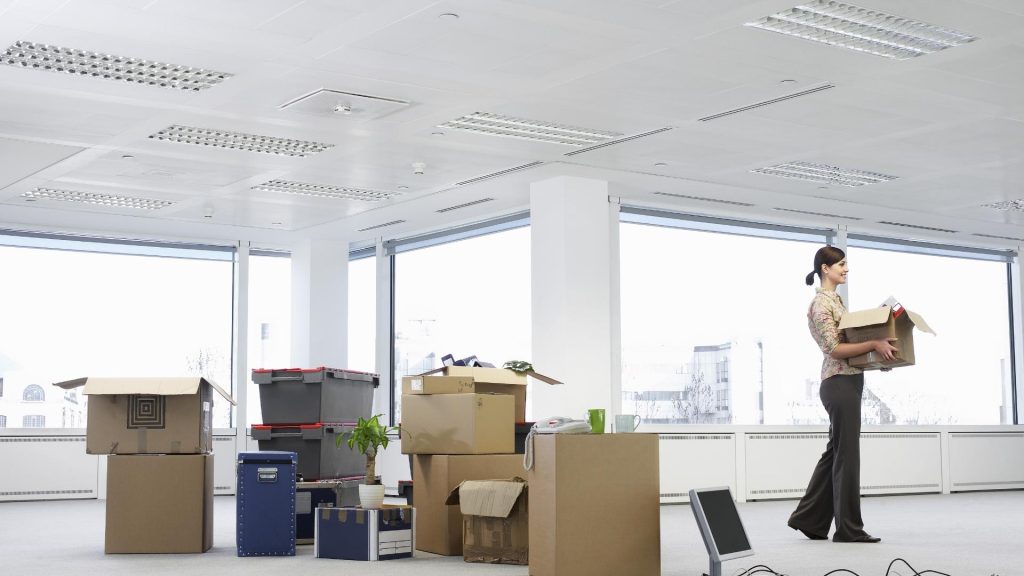 Moving Out Of An Empty Office